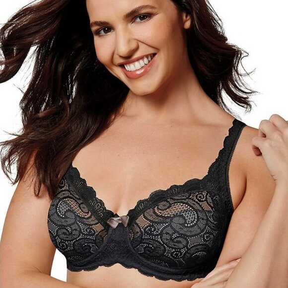 Playtex Women’s Bra Love My Curves Beautiful Lift Unlined Underwire US4825 38C - Picture 1 of 12